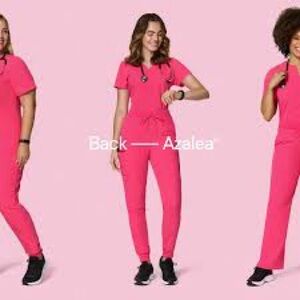 Mandala Scrubs Set Azalea Pink XS